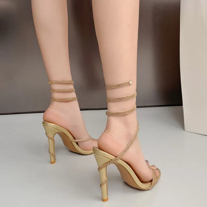 Ankle Strap Open Toe Woman Sandals