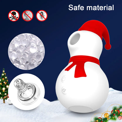Snowman Clit Sucker Vibrator