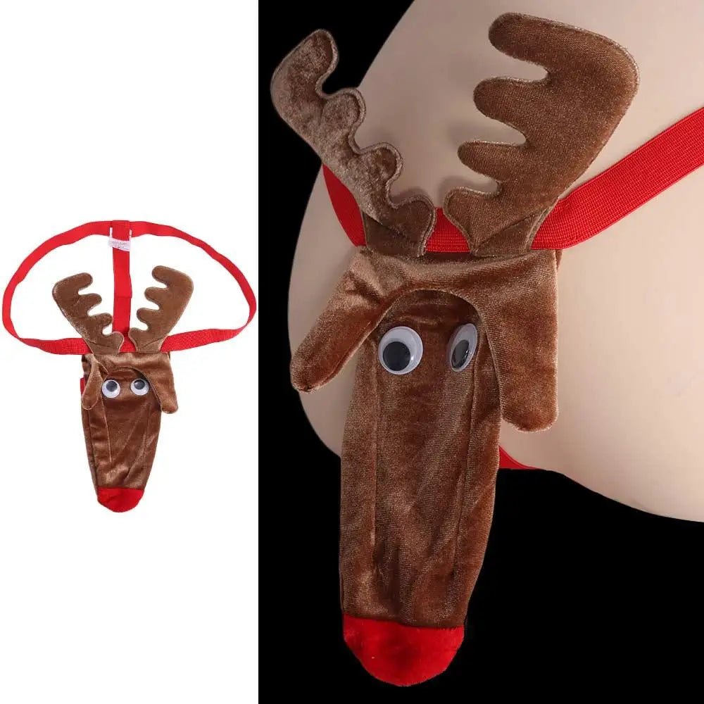 Men's Christmas Elephant Nose Briefs