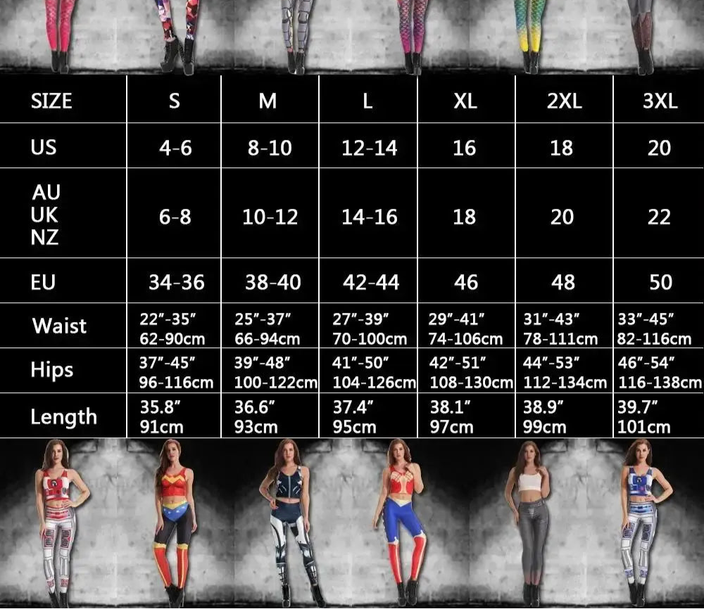 Halloween Christmas Cosplay Leggings