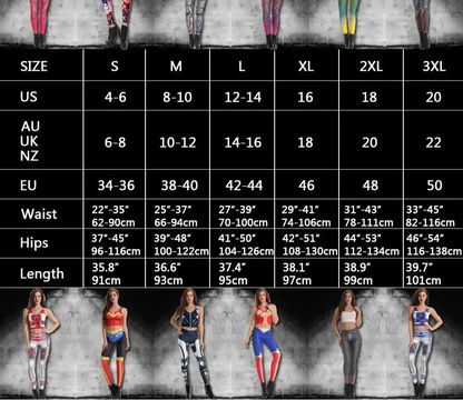 Halloween Christmas Cosplay Leggings