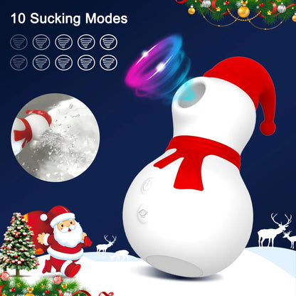 Snowman Clit Sucker Vibrator