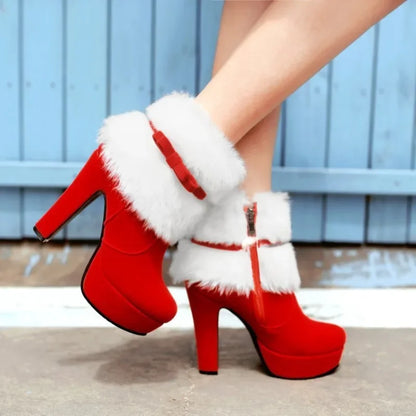 Christmas Red Boots