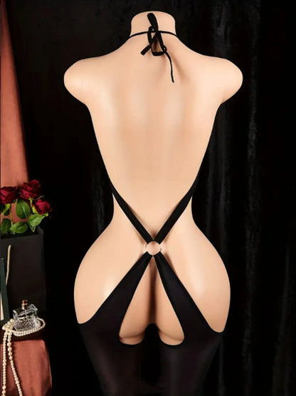 Women Open-crotch Bodysuit