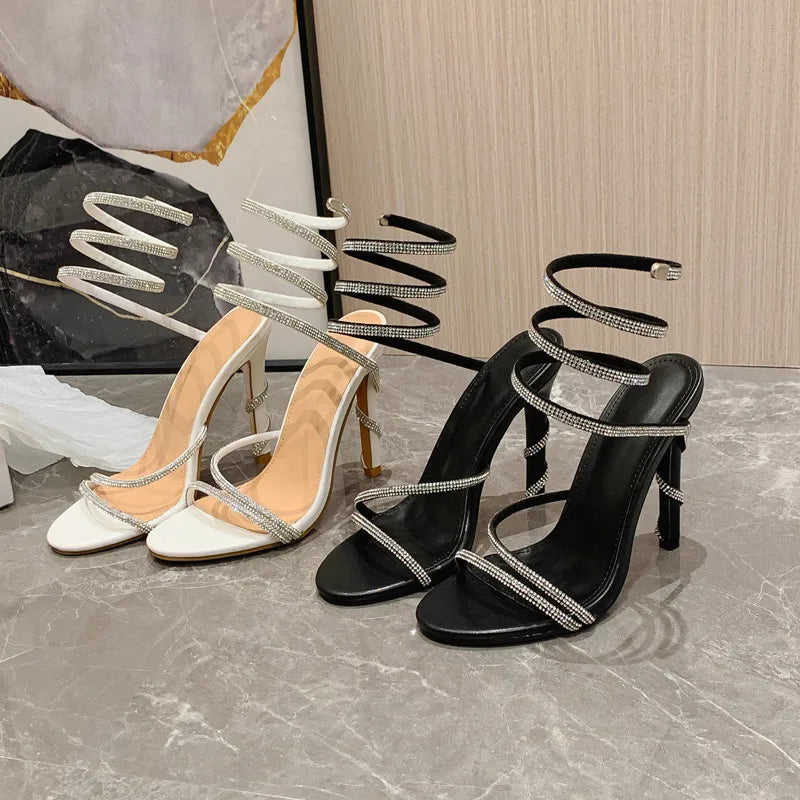 Ankle Strap Open Toe Woman Sandals