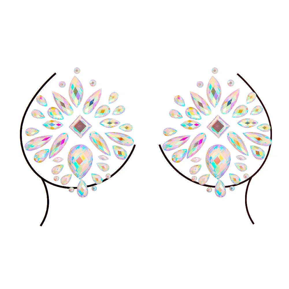 Rhinestone Nipple Cover Sticker