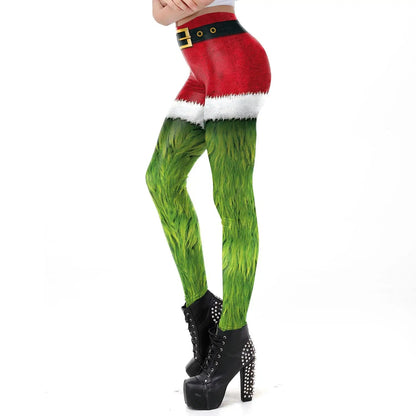 Halloween Christmas Cosplay Leggings