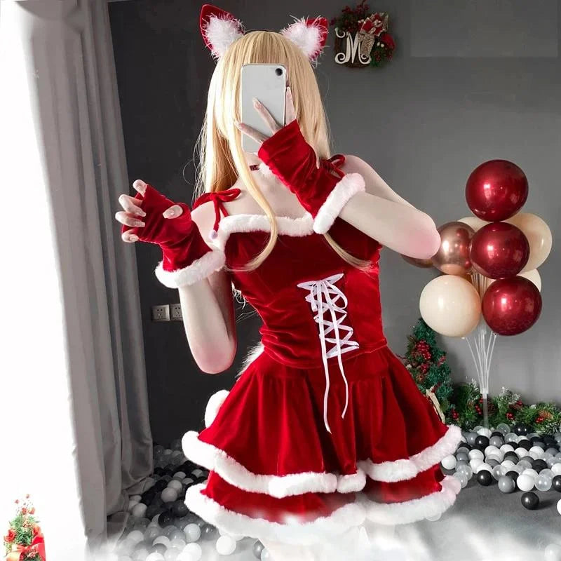 Christmas Female Santa Claus Costume