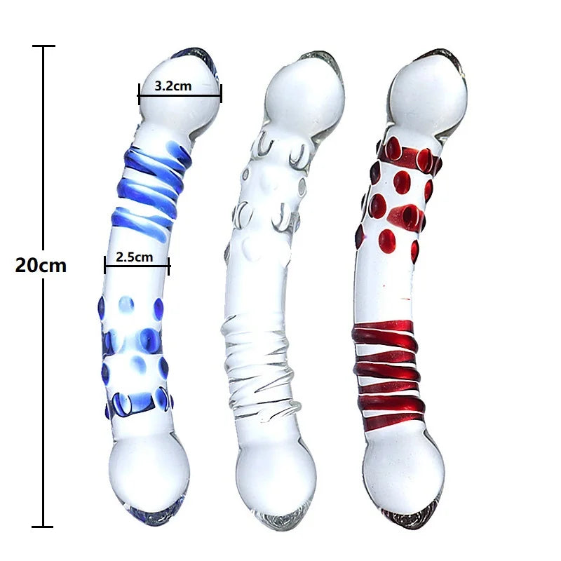 Glass Crystal Butt Plug