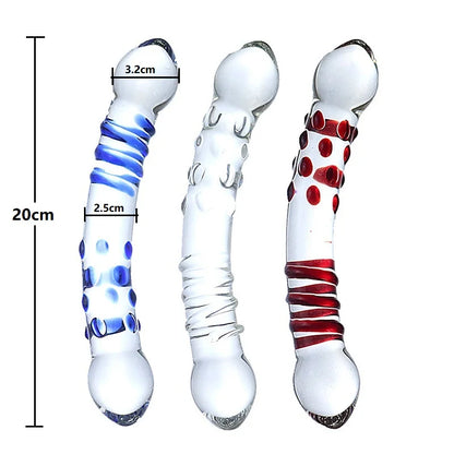 Glass Crystal Butt Plug