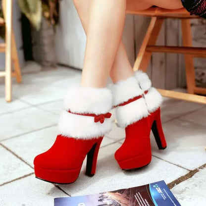 Christmas Red Boots