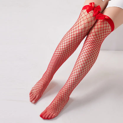 Vintage Mesh Long Socks
