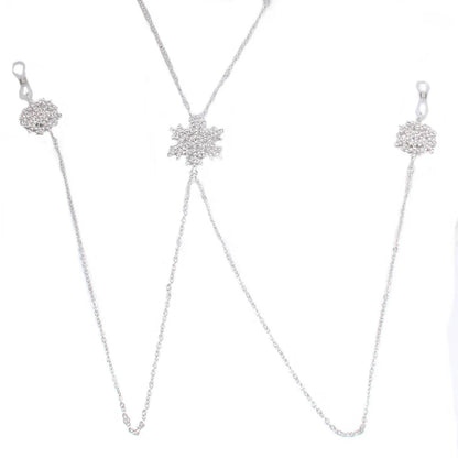 Women Snowflakes Nipple Chain